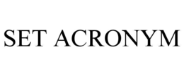 SET ACRONYM trademark