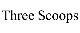 THREE SCOOPS trademark