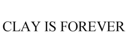 CLAY IS FOREVER trademark