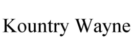KOUNTRY WAYNE trademark