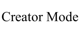 CREATOR MODE trademark