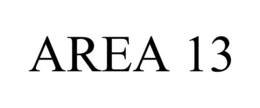AREA 13 trademark