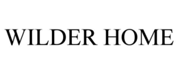 WILDER HOME trademark
