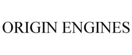 ORIGIN ENGINES trademark