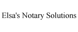 ELSA'S NOTARY SOLUTIONS trademark