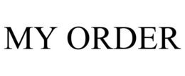 MY ORDER trademark