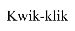 KWIK-KLIK trademark