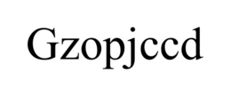 GZOPJCCD trademark
