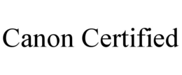 CANON CERTIFIED trademark