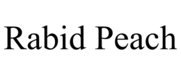 RABID PEACH trademark