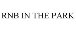 RNB IN THE PARK trademark