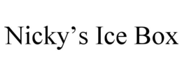 NICKY’S ICE BOX trademark