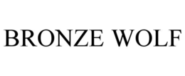 BRONZE WOLF trademark