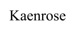 KAENROSE trademark