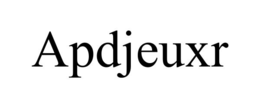 APDJEUXR trademark