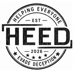 HEED EST 2026 HELPING EVERYONE EVADE DECEPTION trademark