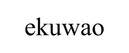 EKUWAO trademark