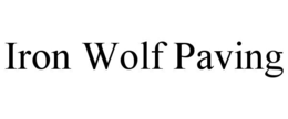 IRON WOLF PAVING trademark