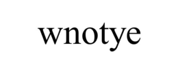 WNOTYE trademark