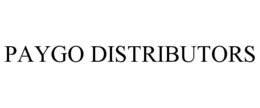 PAYGO DISTRIBUTORS trademark