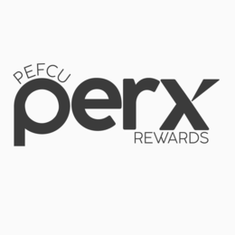 PEFCU PERX REWARDS trademark