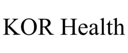 KOR HEALTH trademark