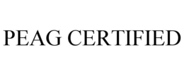 PEAG CERTIFIED trademark