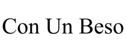 CON UN BESO trademark