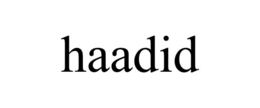 HAADID trademark