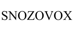 SNOZOVOX trademark