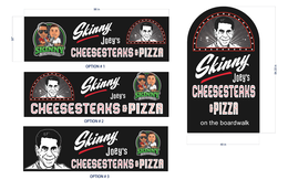 SKINNY JOEY'S CHEESESTEAKS & PIZZA ON THE BOARDWALK trademark