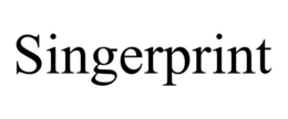 SINGERPRINT trademark