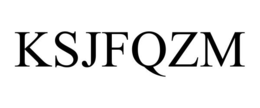 KSJFQZM trademark