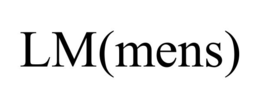 LM(MENS) trademark
