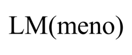 LM(MENO) trademark