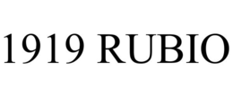 1919 RUBIO trademark