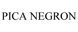 PICA NEGRON trademark