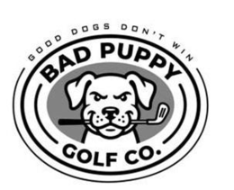 GOOD DOGS DON'T WIN BAD PUPPY GOLF CO. trademark