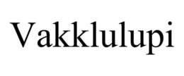 VAKKLULUPI trademark