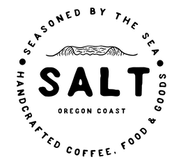 SALT OREGON COAST SEASONED BY THE SEA HANDCRAFTED COFFEE, FOOD & GOODS trademark
