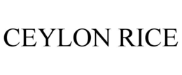 CEYLON RICE trademark