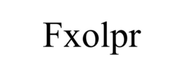 FXOLPR trademark