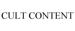 CULT CONTENT trademark