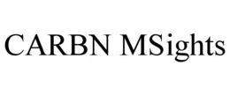 CARBN MSIGHTS trademark