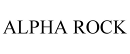 ALPHA ROCK trademark