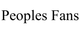 PEOPLES FANS trademark