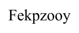 FEKPZOOY trademark