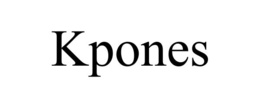 KPONES trademark