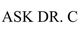 ASK DR. C trademark