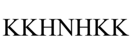 KKHNHKK trademark